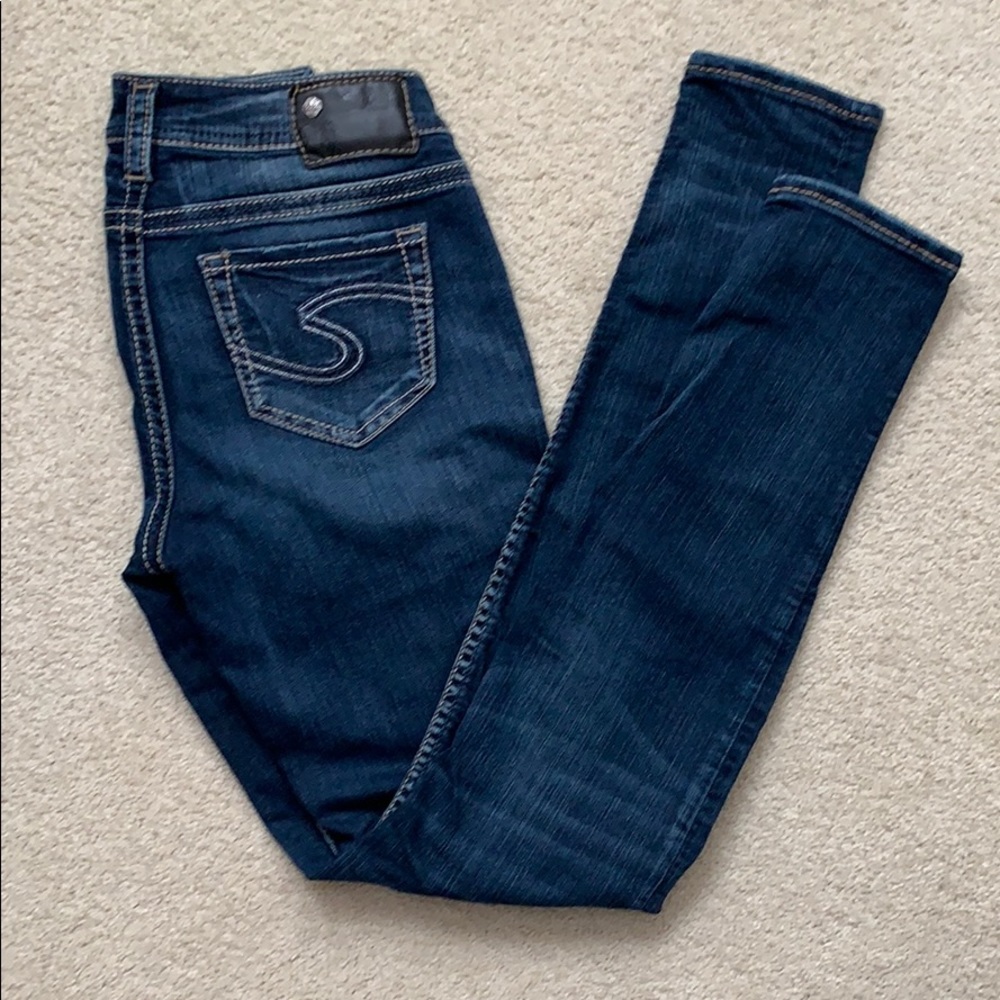 Silver Suki Jeans